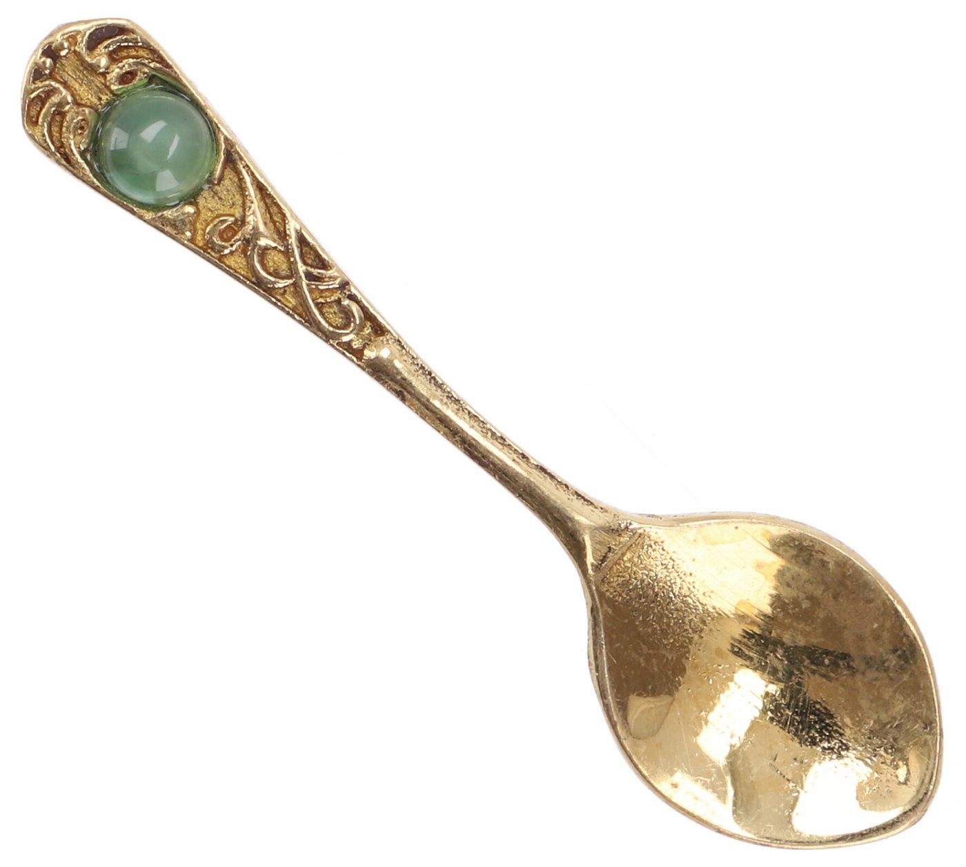 Guru-Shop Kettenanhänger Mini Löffel, Teelöffel, Kettenanhänger - gold/.. von Guru-Shop