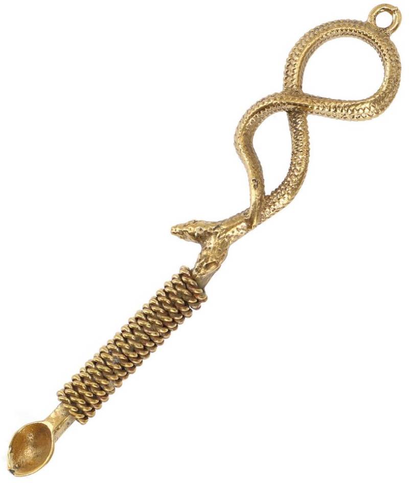 Guru-Shop Kettenanhänger Mini Löffel, Teelöffel Schlange, Kettenanhänger.. von Guru-Shop