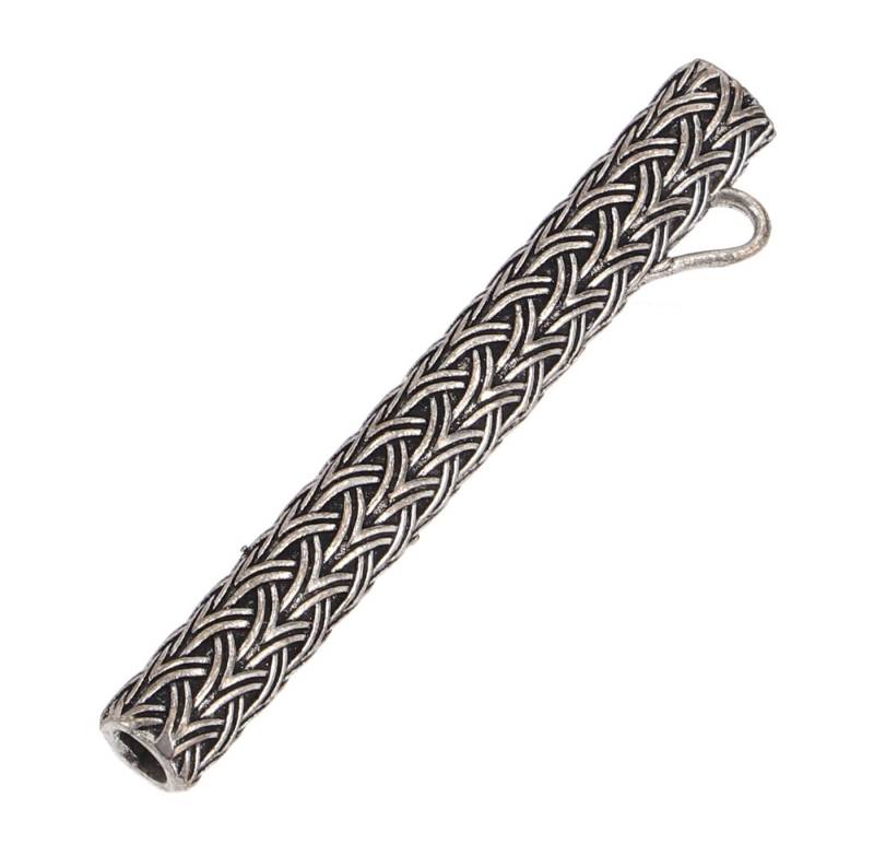 Guru-Shop Kettenanhänger Ziehrröhrchen Kettenanhänger, Boho Meander Tube.. von Guru-Shop