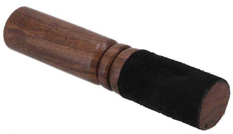 Guru-Shop Klangchakra Klangschalen Klöppel Reibestab mit Leder - 12.. von Guru-Shop