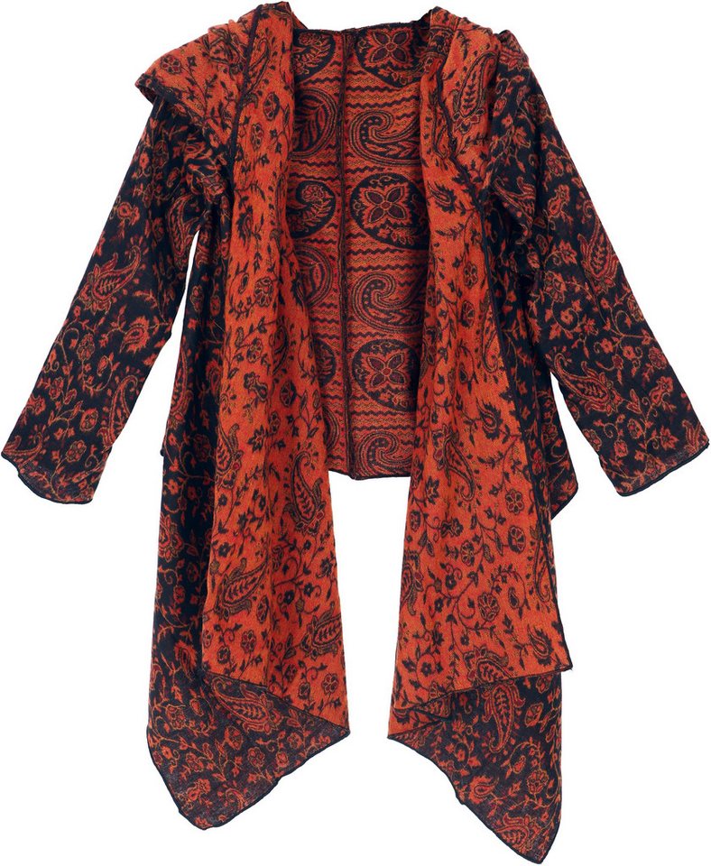 Guru-Shop Langjacke Offener Boho Cardigan, plus size Jacke mit.. Ethno Style, alternative Bekleidung Guru-Shop Langjacke Offener Boho Cardigan, plus size Jacke mit.. Ethno Style, alternative Bekleidung von Guru-Shop