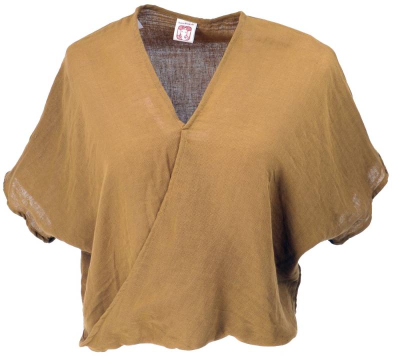Guru-Shop Longbluse Musselin Boho Bluse, oversize Baumwollbluse,.. alternative Bekleidung von Guru-Shop