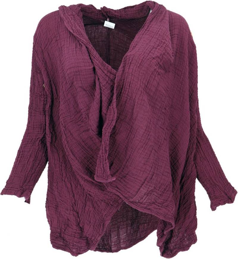Guru-Shop Longbluse Musselin Boho Blusenjäckchen, Baumwoll.. alternative Bekleidung von Guru-Shop