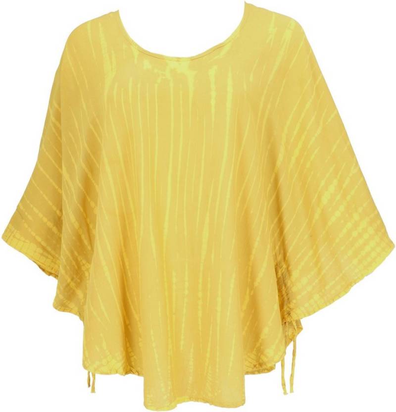 Guru-Shop Longbluse Plus Size Batik Kaftanbluse, weites Blusentop.. alternative Bekleidung von Guru-Shop