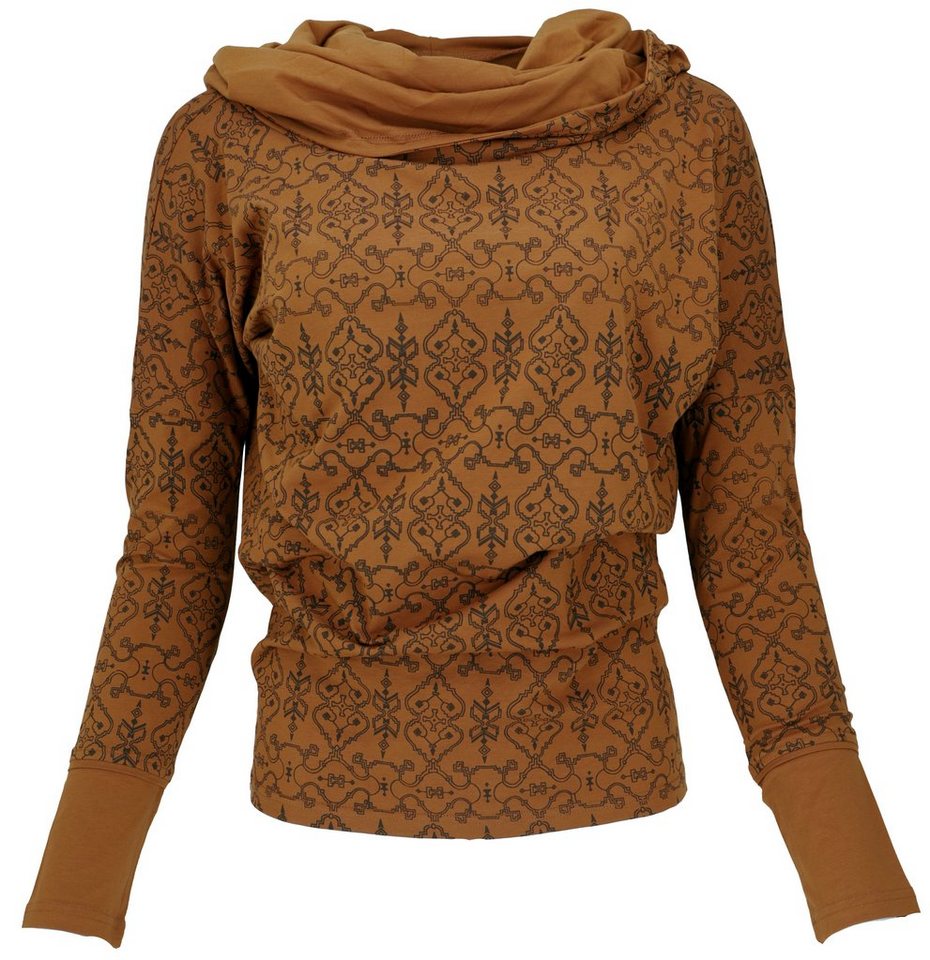 Guru-Shop Longsleeve Lockeres Longshirt aus Bio-Baumwolle, Boho.. alternative Bekleidung Guru-Shop Longsleeve Lockeres Longshirt aus Bio-Baumwolle, Boho.. alternative Bekleidung von Guru-Shop