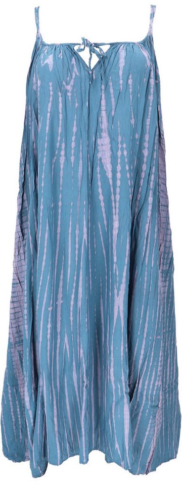 Guru-Shop Midikleid Batik Maxikleid, Boho Strandkleid, Luftiges.. Boho, alternative Bekleidung von Guru-Shop