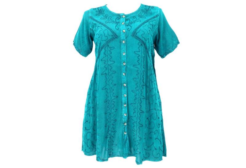 Guru-Shop Midikleid Besticktes indisches Boho Minikleid, Hippie.. alternative Bekleidung Guru-Shop Midikleid Besticktes indisches Boho Minikleid, Hippie.. alternative Bekleidung von Guru-Shop