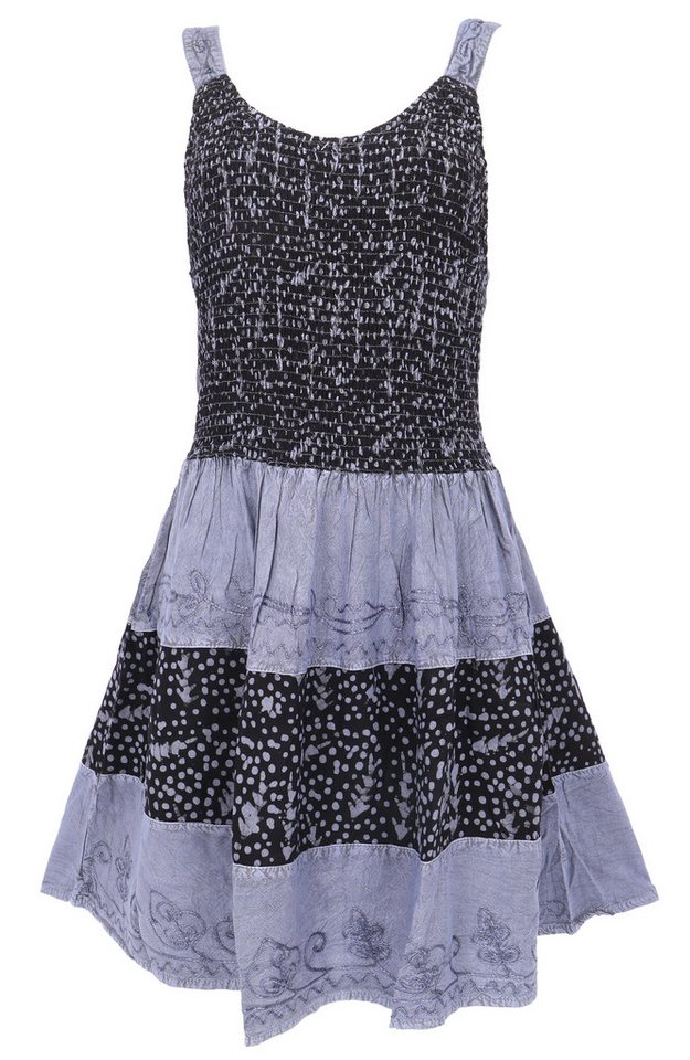 Guru-Shop Midikleid Besticktes indisches Minikleid Boho chic,.. alternative Bekleidung von Guru-Shop