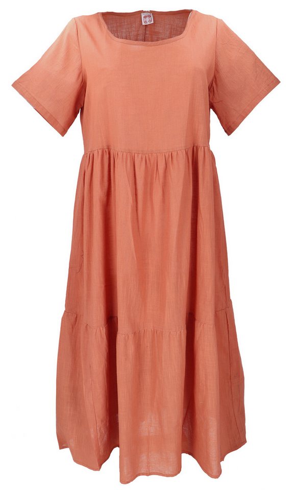 Guru-Shop Midikleid Boho Baumwoll Maxikleid, luftiges Stufenkleid,.. alternative Bekleidung Guru-Shop Midikleid Boho Baumwoll Maxikleid, luftiges Stufenkleid,.. alternative Bekleidung von Guru-Shop