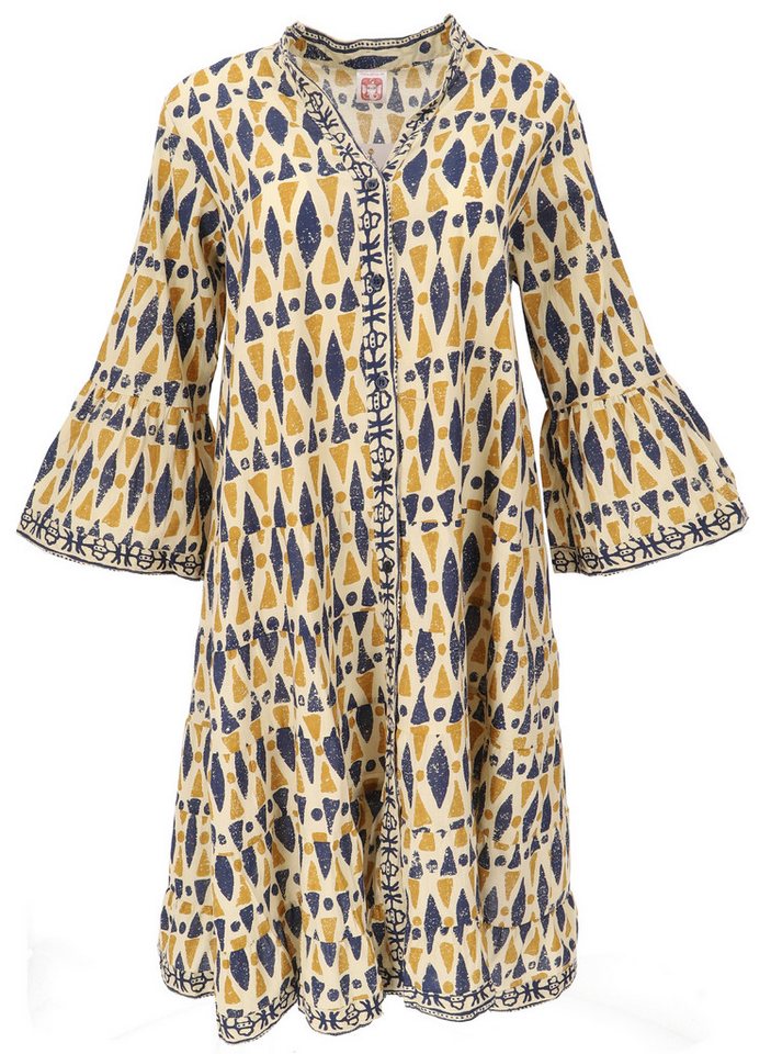 Guru-Shop Midikleid Boho Baumwoll Maxikleid, oversize Sommerkleid -.. alternative Bekleidung Guru-Shop Midikleid Boho Baumwoll Maxikleid, oversize Sommerkleid -.. alternative Bekleidung von Guru-Shop