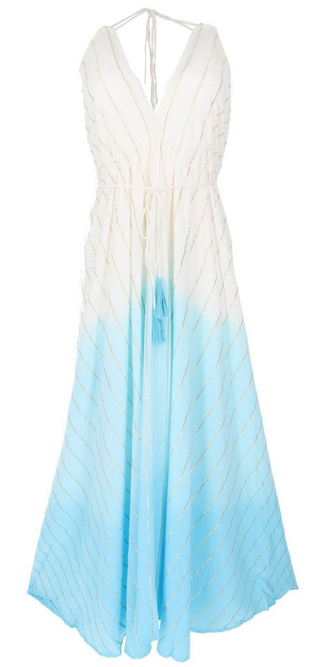 Guru-Shop Midikleid Boho Sommerkleid, Magic Dress, Batik Lurex.. alternative Bekleidung von Guru-Shop