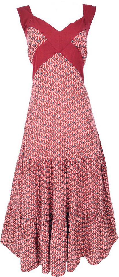Guru-Shop Midikleid Boho Sommerkleid, Maxikleid, langes Strandkleid.. alternative Bekleidung von Guru-Shop