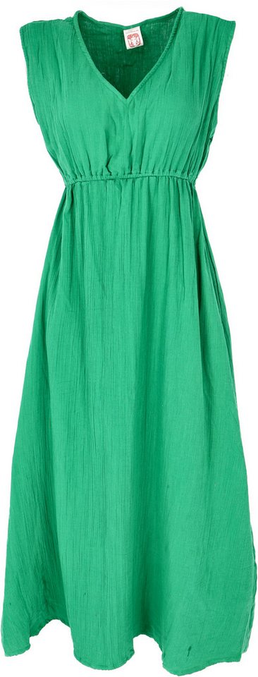 Guru-Shop Midikleid Boho Sommerkleid, luftiges Baumwollkleid,.. alternative Bekleidung von Guru-Shop
