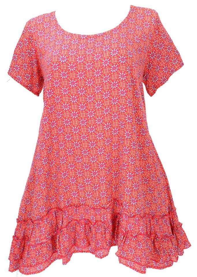 Guru-Shop Midikleid Boho Strandkleid, Minikleid - rot alternative Bekleidung Guru-Shop Midikleid Boho Strandkleid, Minikleid - rot alternative Bekleidung von Guru-Shop