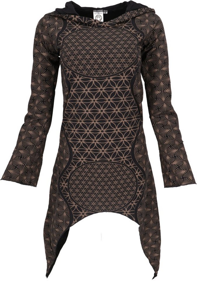 Guru-Shop Midikleid Ethno Pixi Minikleid, bedrucktes Goakleid.. alternative Bekleidung Guru-Shop Midikleid Ethno Pixi Minikleid, bedrucktes Goakleid.. alternative Bekleidung von Guru-Shop