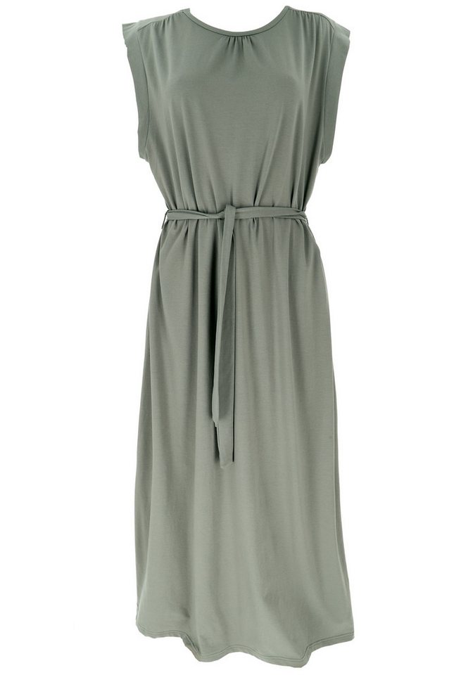 Guru-Shop Midikleid Maxikleid aus Bio-Baumwolle, Langes Basic Kleid.. alternative Bekleidung von Guru-Shop