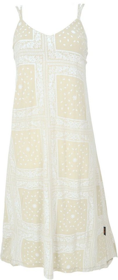 Guru-Shop Midikleid Midikleid mit Patchworkdruck, Sommerkleid,.. alternative Bekleidung von Guru-Shop