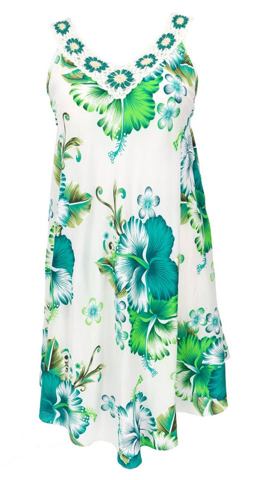 Guru-Shop Midikleid Plus Size Boho Minikleid, weites Sommerkleid,.. alternative Bekleidung von Guru-Shop