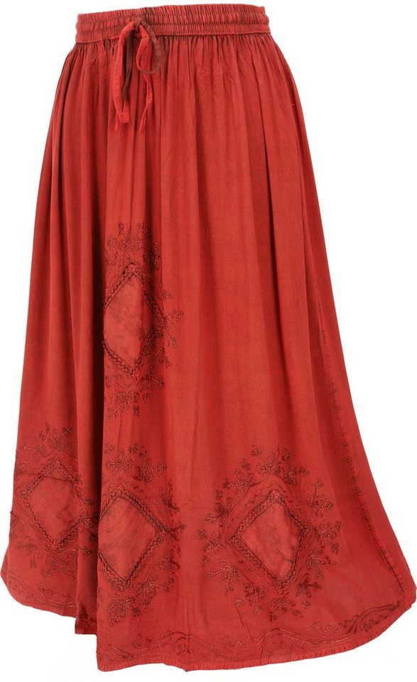 Guru-Shop Minirock Bestickter Boho Hippierock, indischer Maxirock.. alternative Bekleidung Guru-Shop Minirock Bestickter Boho Hippierock, indischer Maxirock.. alternative Bekleidung von Guru-Shop