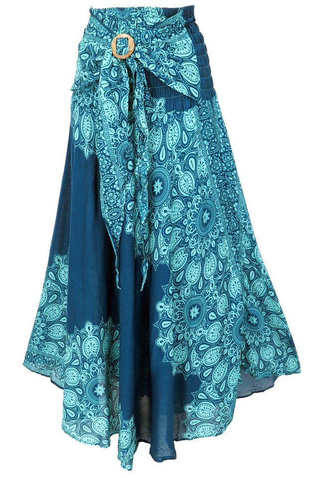 Guru-Shop Minirock Boho Sommerrock, Maxirock Hippie chic,.. alternative Bekleidung von Guru-Shop