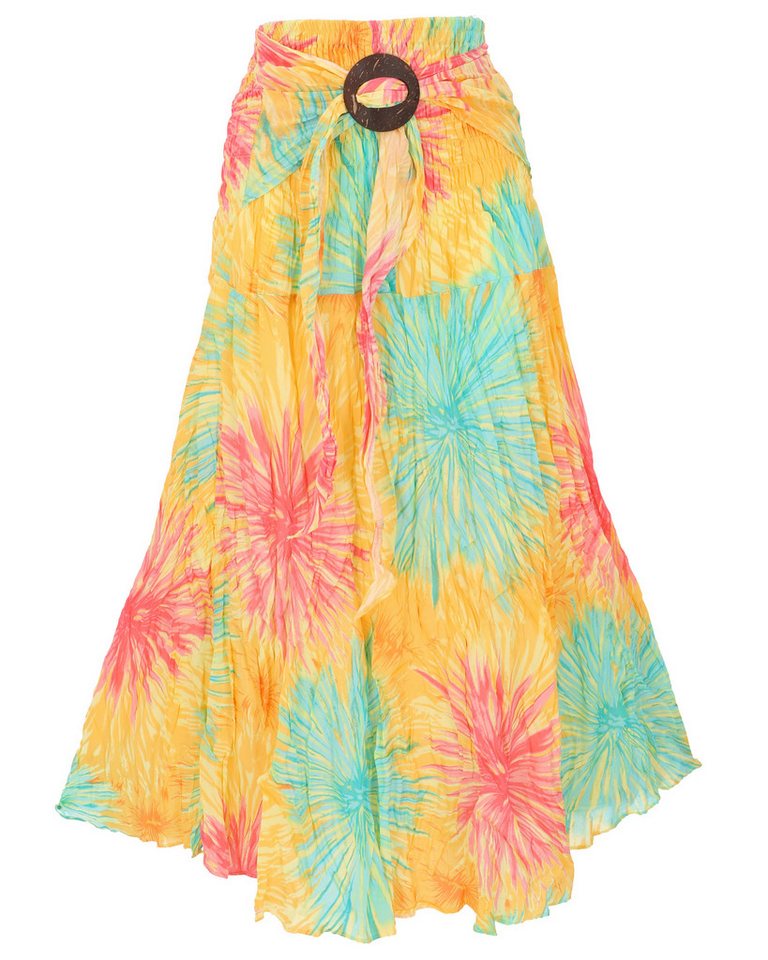 Guru-Shop Minirock Boho Sommerrock, Maxirock Hippie chic,.. alternative Bekleidung von Guru-Shop