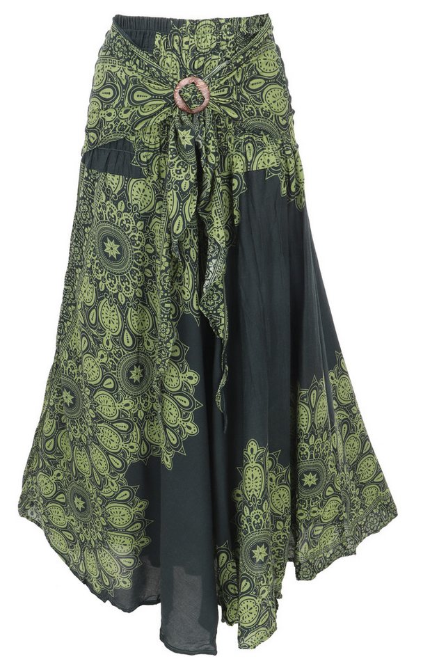 Guru-Shop Minirock Boho Sommerrock, Maxirock Hippie chic,.. alternative Bekleidung von Guru-Shop