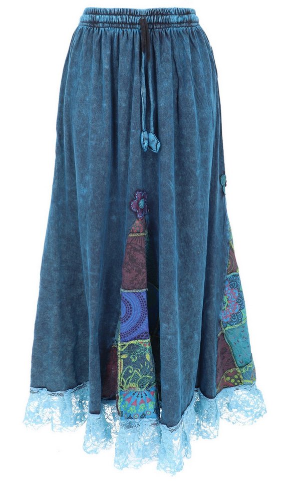 Guru-Shop Minirock Boho Spitzen Maxirock, Patchwork Rock, weiter.. alternative Bekleidung Guru-Shop Minirock Boho Spitzen Maxirock, Patchwork Rock, weiter.. alternative Bekleidung von Guru-Shop
