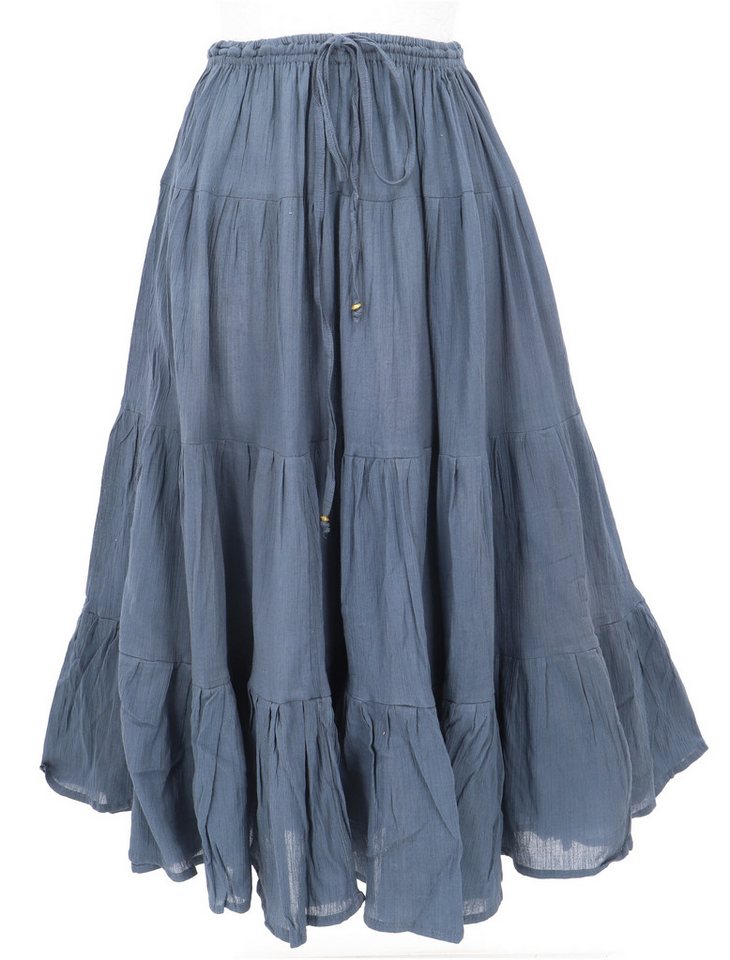 Guru-Shop Minirock Boho Stufenrock, Maxirock Sommerrock,.. alternative Bekleidung von Guru-Shop