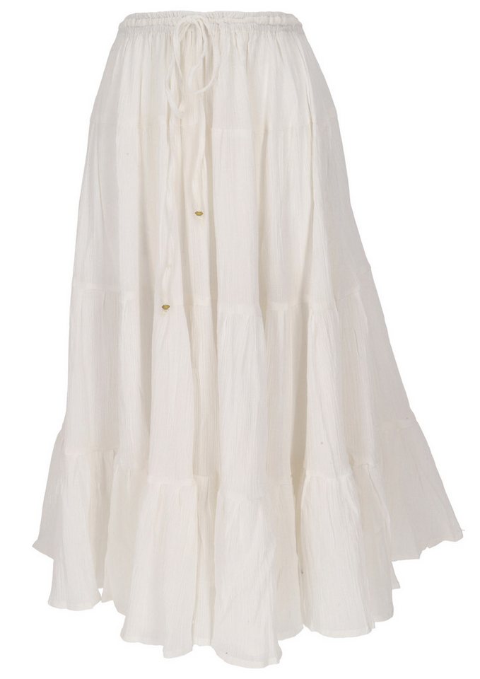 Guru-Shop Minirock Boho Stufenrock, Maxirock Sommerrock,.. alternative Bekleidung von Guru-Shop