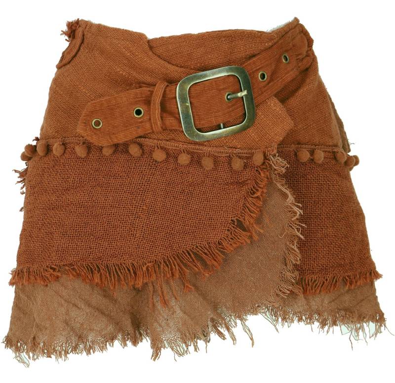 Guru-Shop Minirock Goa Minirock, Wickelrock, Tribal Cacheur,.. alternative Bekleidung von Guru-Shop