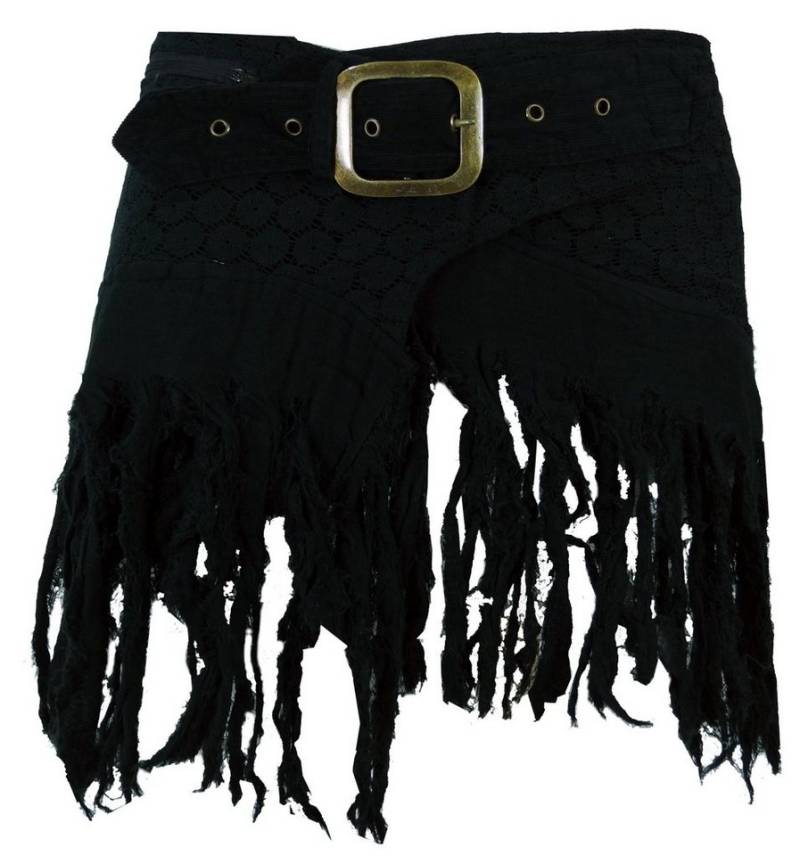 Guru-Shop Minirock Goa Minirock, Wickelrock, Tribal Cacheur,.. alternative Bekleidung von Guru-Shop