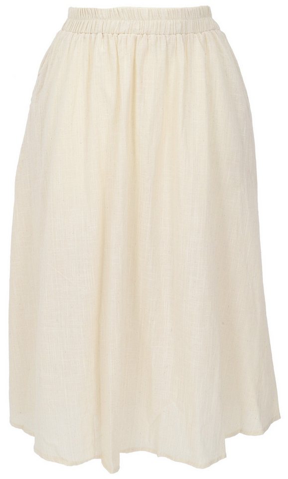 Guru-Shop Minirock Luftiger knielanger Rock, Boho Sommerrock -.. von Guru-Shop