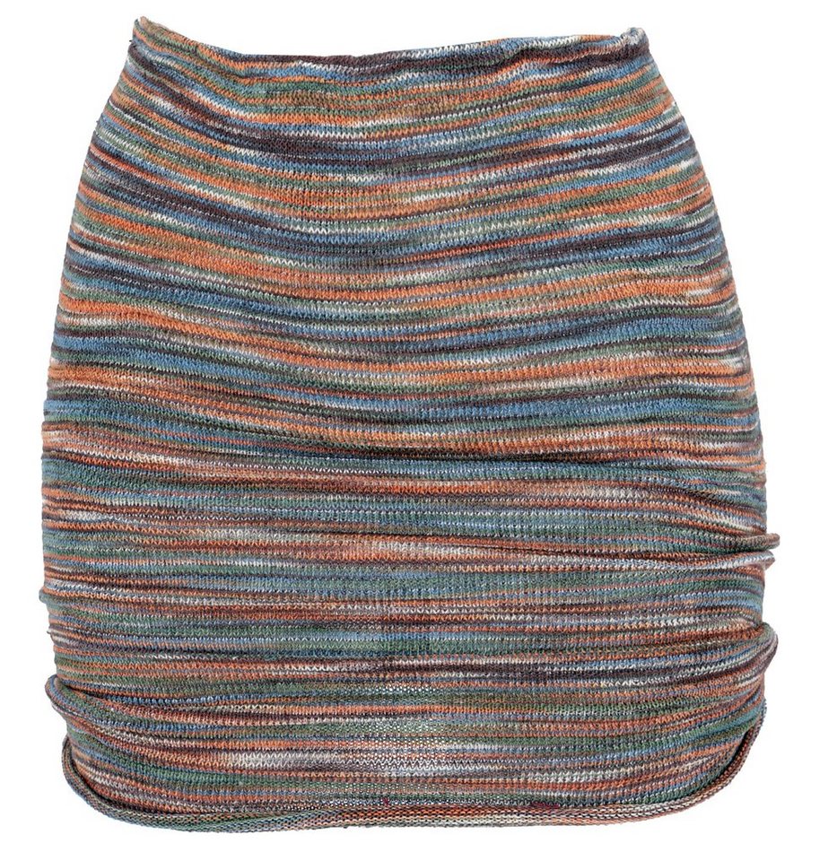 Guru-Shop Minirock Minirock, Boho Strickrock, Ethnorock -.. alternative Bekleidung von Guru-Shop