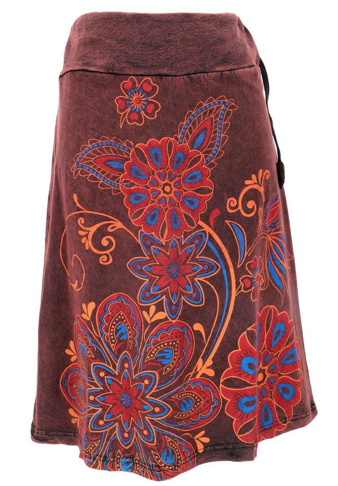 Guru-Shop Minirock Minirock, Boho chic Rock, Retro Baumwollrock -.. alternative Bekleidung von Guru-Shop