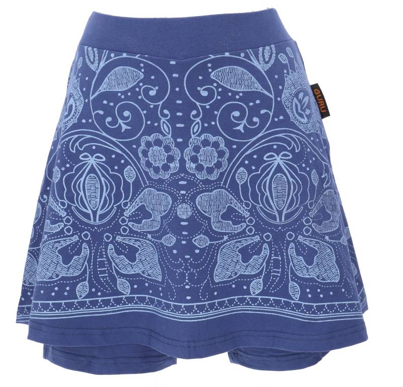 Guru-Shop Minirock Minirock, Skort aus Biobaumwolle, Minirock mit.. von Guru-Shop