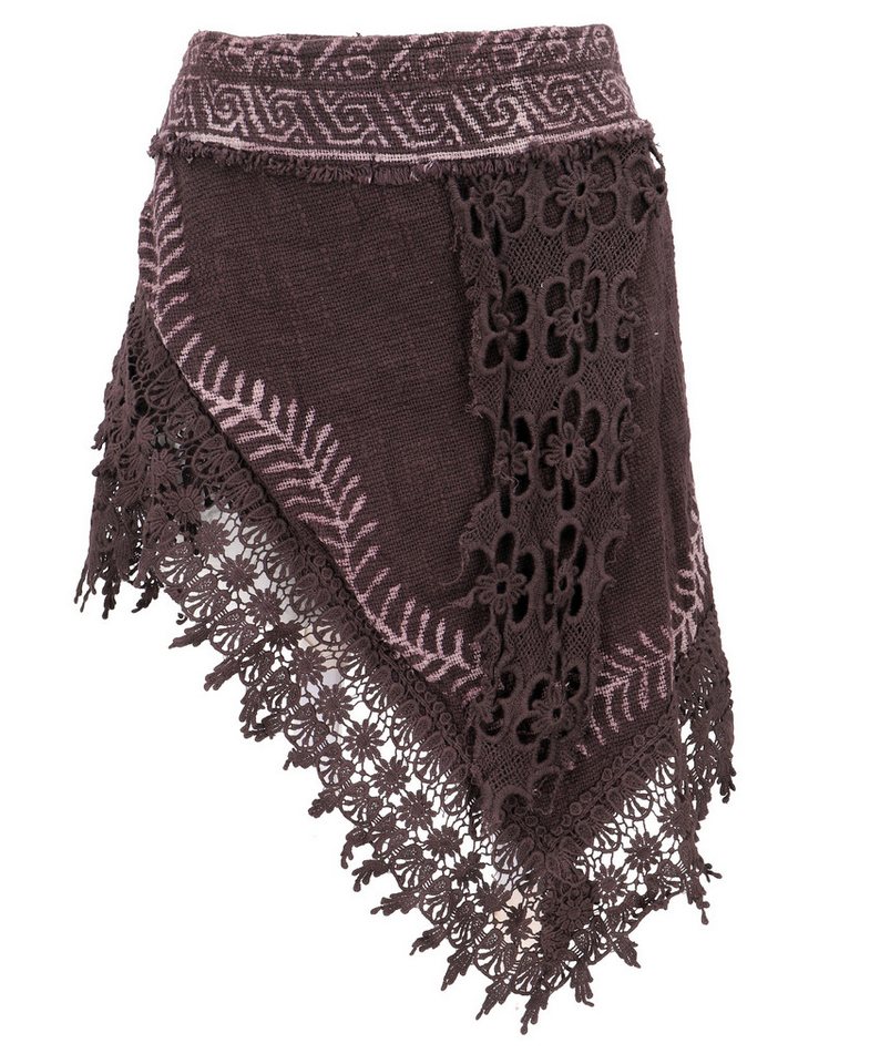 Guru-Shop Minirock Natürlicher Goa Sommerrock, bedruckter Ethno.. alternative Bekleidung von Guru-Shop