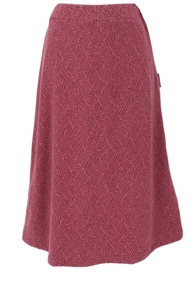 Guru-Shop Minirock Rock aus Bio-Baumwolle, Jacquard Rock - rostrot Ethno Style von Guru-Shop