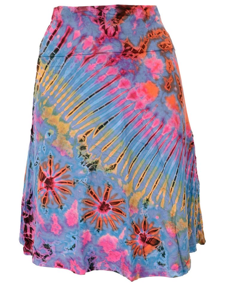 Guru-Shop Minirock Unikat Batik Hippie Midirock, Sommerrock,.. alternative Bekleidung von Guru-Shop