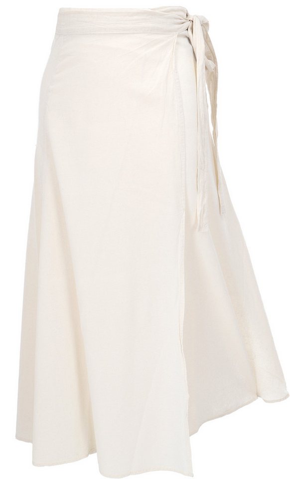 Guru-Shop Minirock Weit schwingender Wickelrock, Maxirock, Boho.. alternative Bekleidung von Guru-Shop