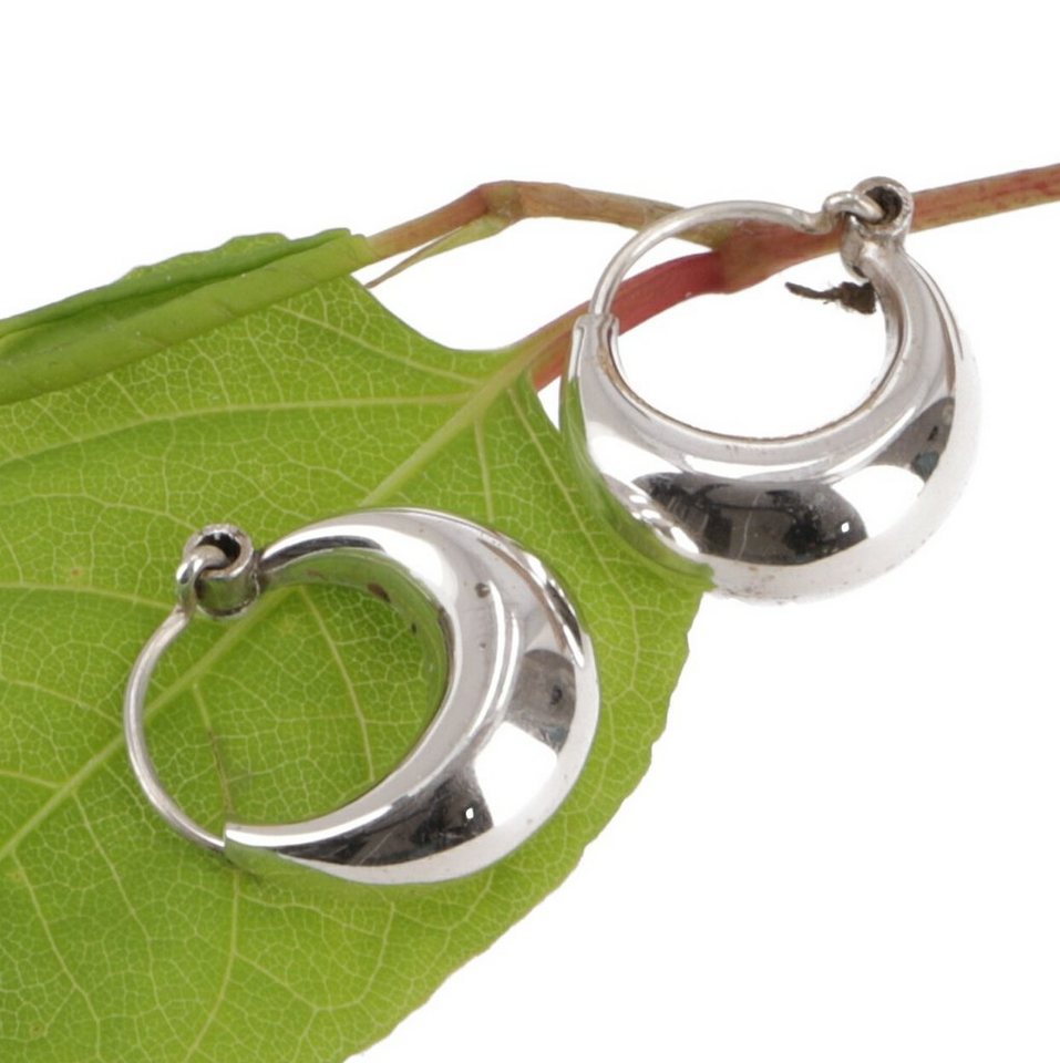 Guru-Shop Paar Ohrhänger Breite indische Silbercreolen Creolen, Boho.. Guru-Shop Paar Ohrhänger Breite indische Silbercreolen Creolen, Boho.. von Guru-Shop