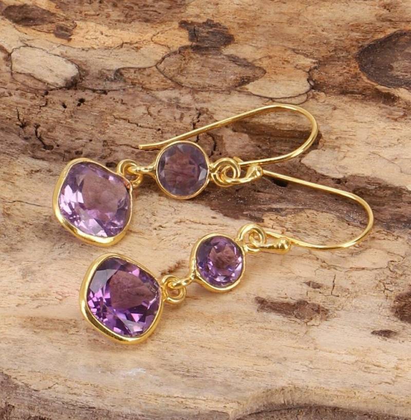 Guru-Shop Paar Ohrhänger Vergoldete Boho Ohrringe aus Sterlingsilber,.. Guru-Shop Paar Ohrhänger Vergoldete Boho Ohrringe aus Sterlingsilber,.. von Guru-Shop