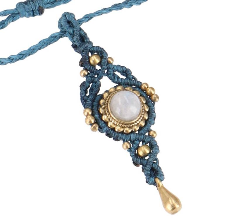 Guru-Shop Perlenkette Boho Makramee Halskette, Unikat Elfenschmuck,.. Guru-Shop Perlenkette Boho Makramee Halskette, Unikat Elfenschmuck,.. von Guru-Shop