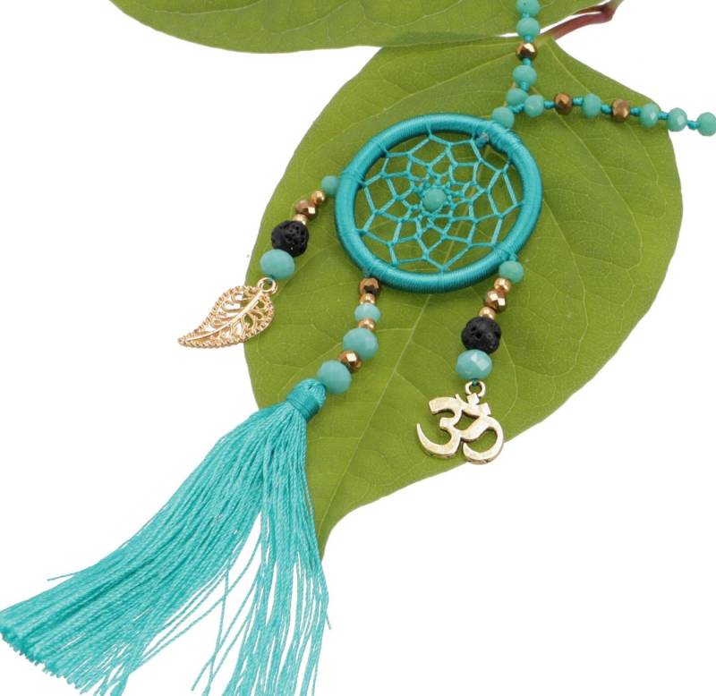 Guru-Shop Perlenkette Ethno Kette, Modeschmuck Kette Traumfänger -.. von Guru-Shop