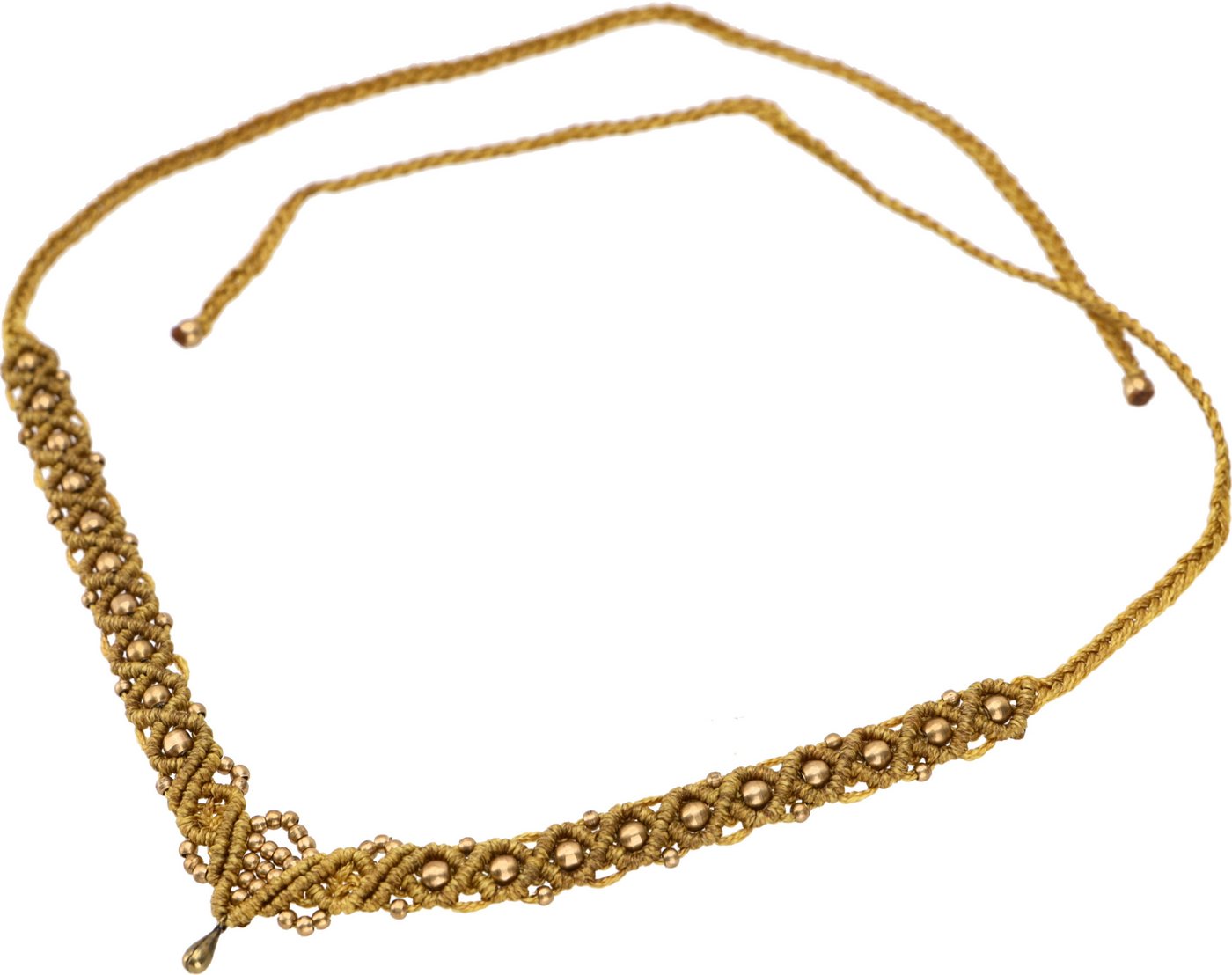 Guru-Shop Perlenkette Makramee Kette Modeschmuck, Boho Kopfschmuck.. von Guru-Shop