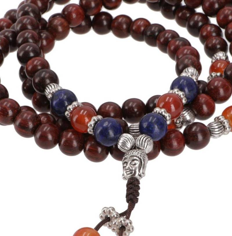 Guru-Shop Perlenkette Tibetische Mala aus Halbedelsteinen,.. Guru-Shop Perlenkette Tibetische Mala aus Halbedelsteinen,.. von Guru-Shop