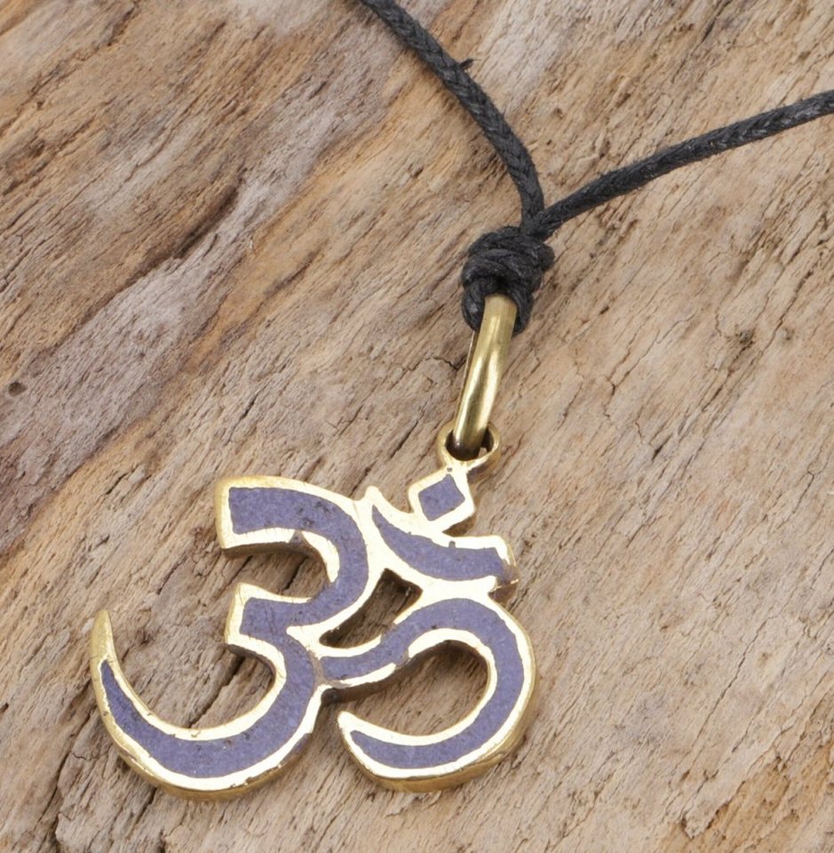 Guru-Shop Perlenkette Tibetkette, Nepalschmuck, Amulett mit Spirale,.. von Guru-Shop