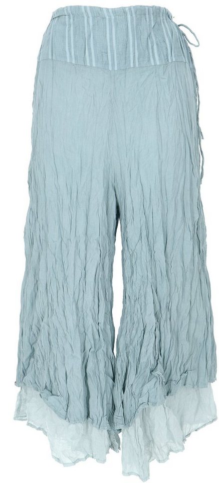 Guru-Shop Relaxhose Bequeme Palazzohose, Marlenehose im Crush-Look,.. alternative Bekleidung Guru-Shop Relaxhose Bequeme Palazzohose, Marlenehose im Crush-Look,.. alternative Bekleidung von Guru-Shop