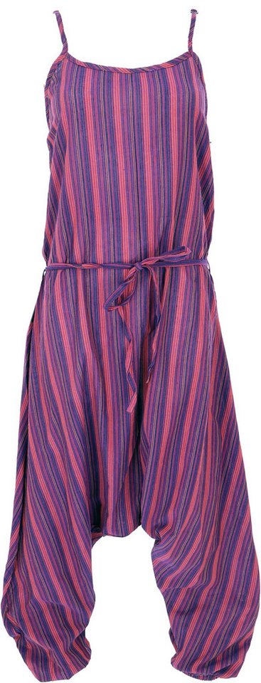 Guru-Shop Relaxhose Boho Jumpsuit, Baumwoll Sommer Pluderhose,.. alternative Bekleidung von Guru-Shop