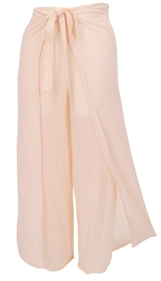 Guru-Shop Relaxhose Boho Wickelhose, Palazzohose, langer Boho.. alternative Bekleidung von Guru-Shop