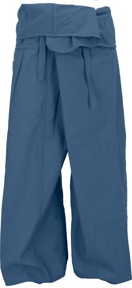 Guru-Shop Relaxhose Extra lange Thai Fischerhose aus Baumwolle,.. Ethno Style, alternative Bekleidung von Guru-Shop